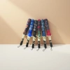 The colorful checkered pattern all-weather umbrella is waterproof, sun-proof, lightweight and foldable, suitable for both women and men details Picture